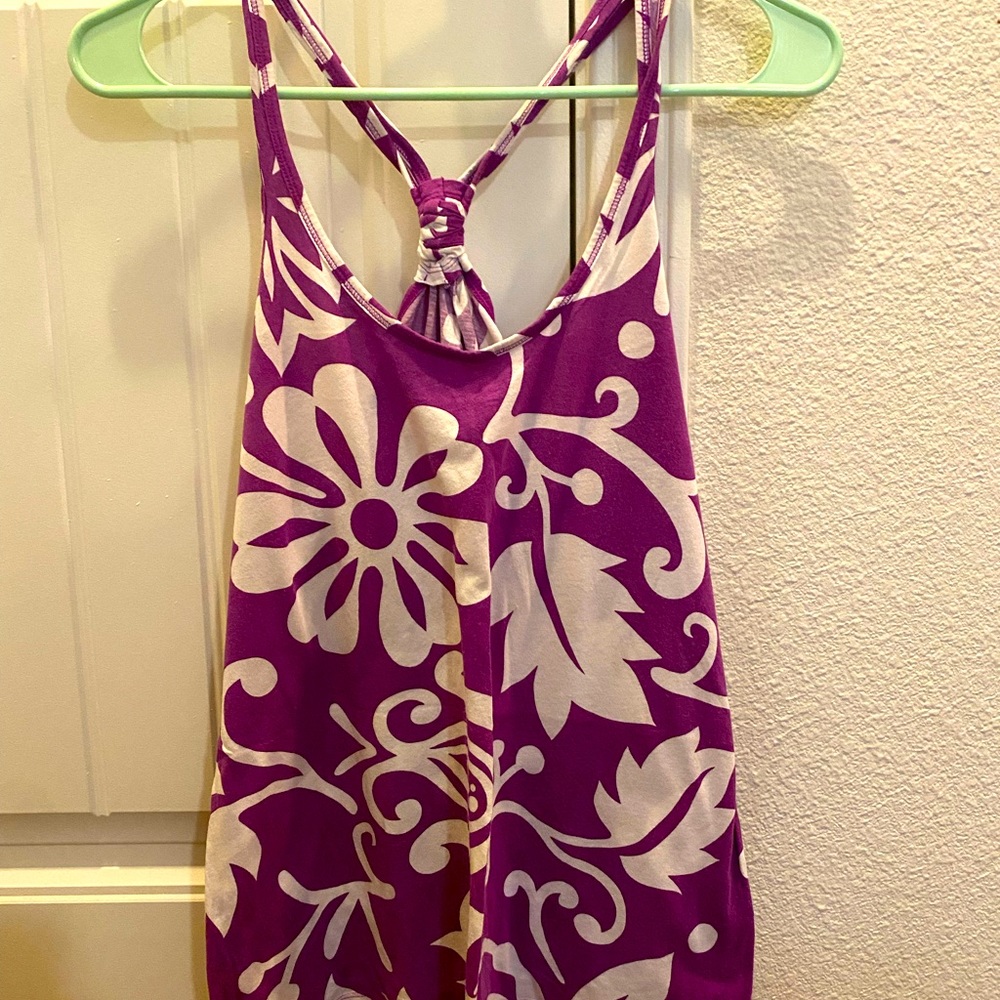 Old Navy Floral Racerback Tank
